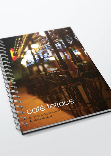 Thiết kế Menu Cafe Terrace