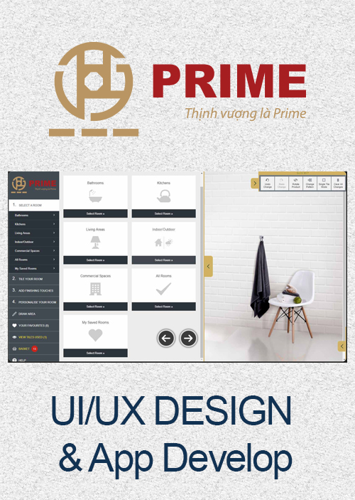 Thiết kế UI UX phân tích ứng dụng cho PRIME