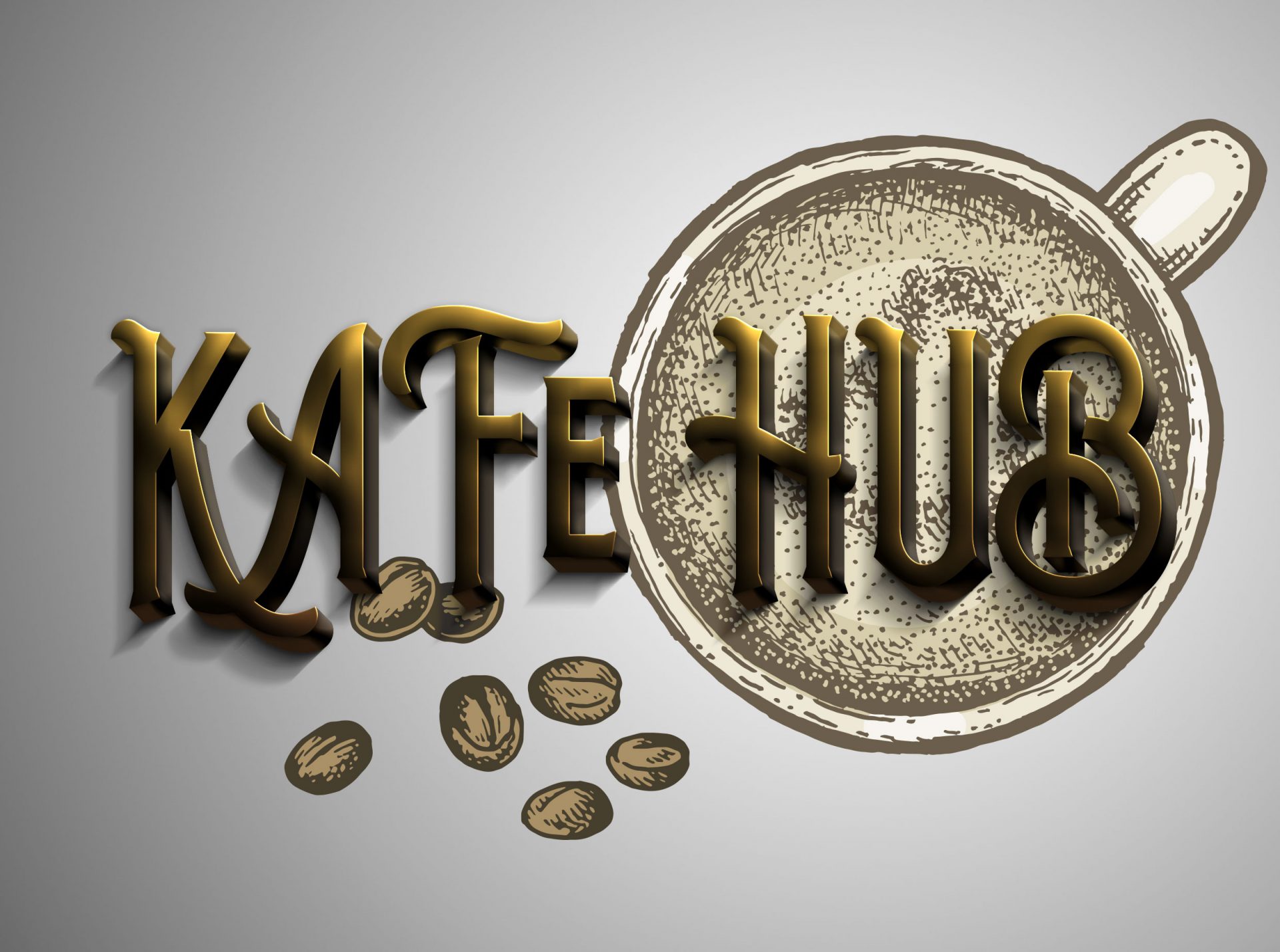 Thiết kế Logo Cafe Hub